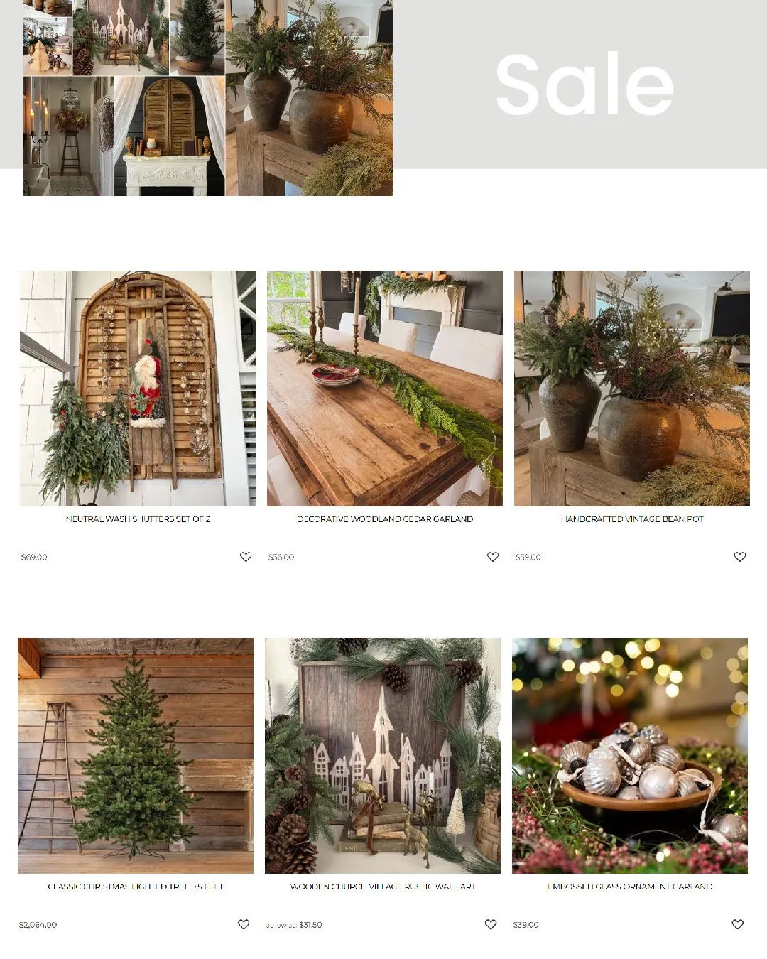 Weekly ad Antique Farmhouse Sales from December 5 to December 19 2024 - Page 