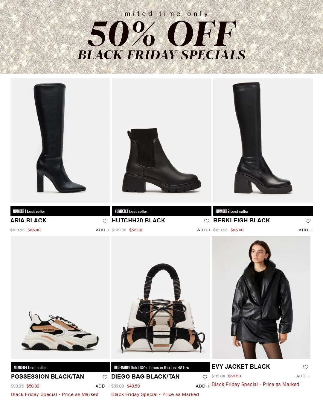 Weekly ad Steve Madden Sales from December 5 to December 19 2024 - Page 