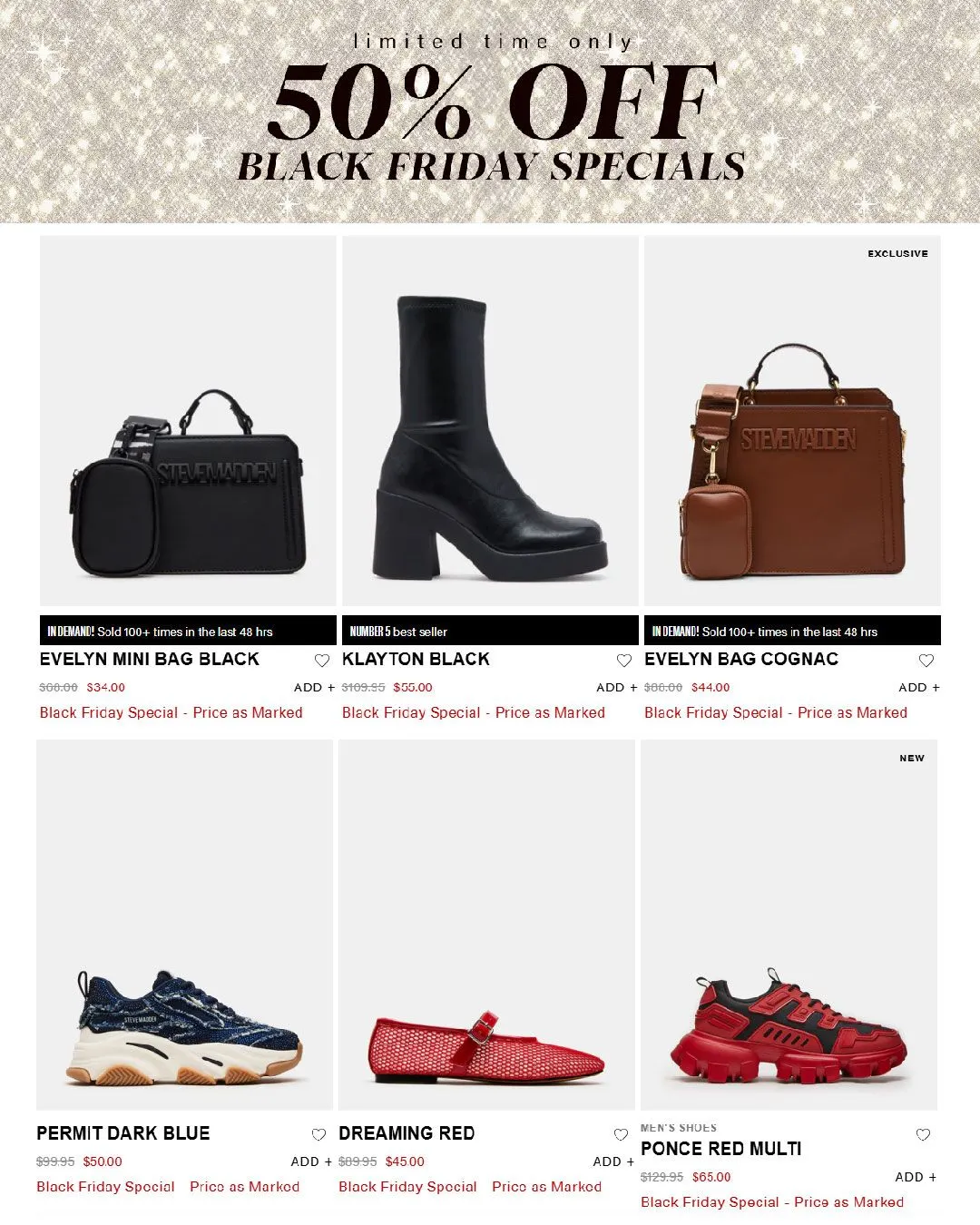 Weekly ad Steve Madden Sales from December 5 to December 19 2024 - Page 2