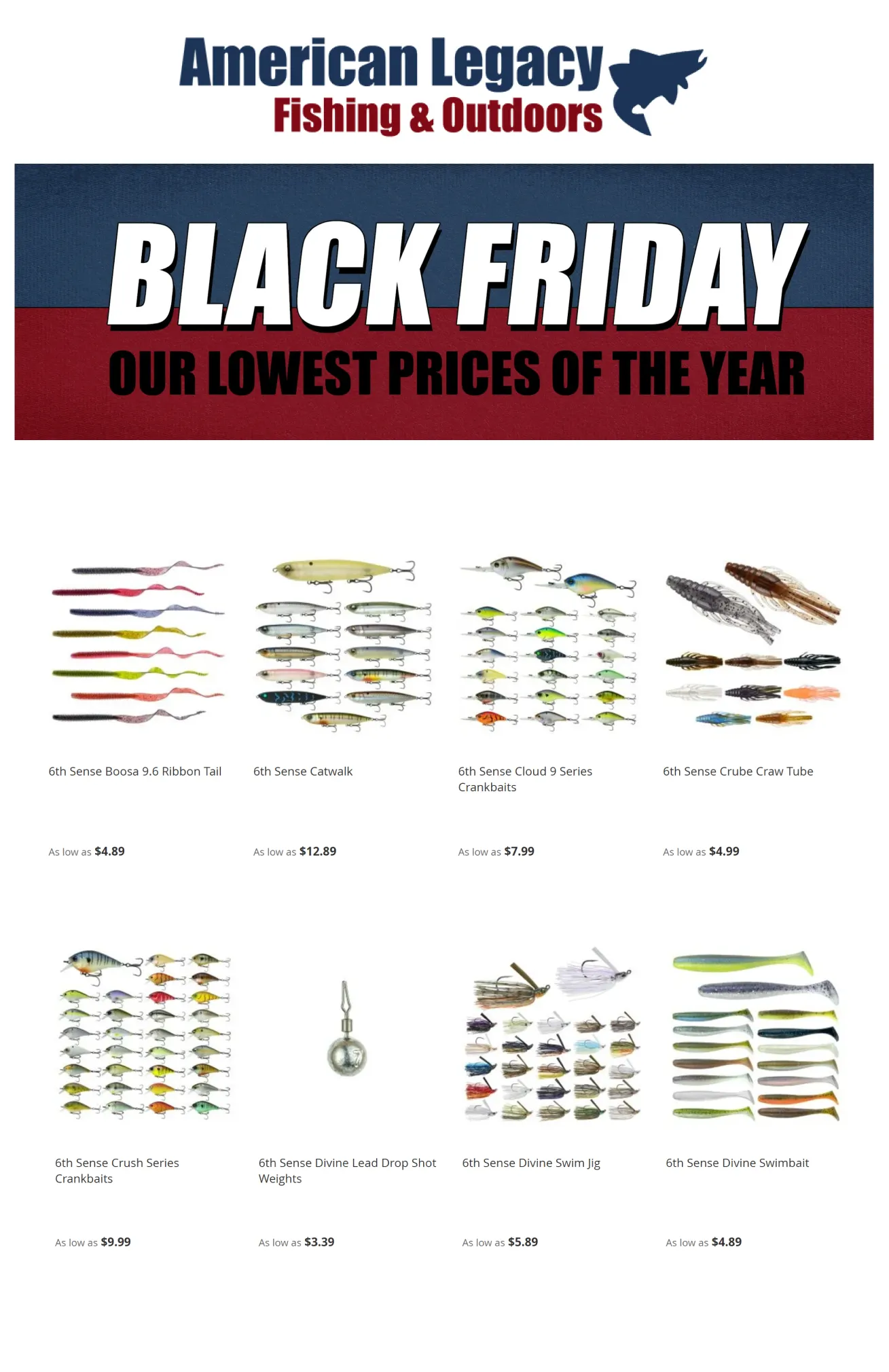 Weekly ad American Legacy Fishing Sales from November 20 to December 5 2024 - Page 