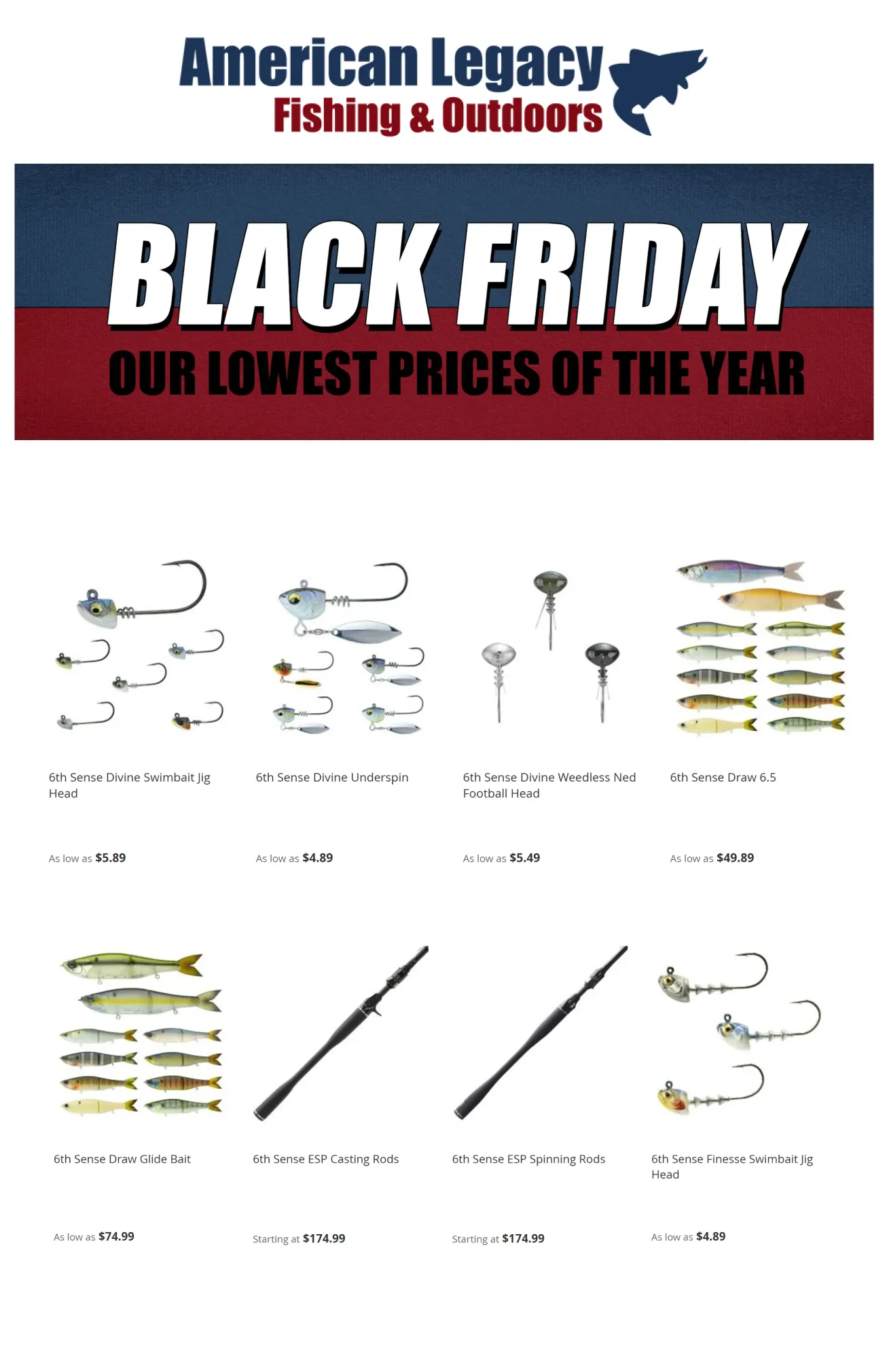 Weekly ad American Legacy Fishing Sales from November 20 to December 5 2024 - Page 2