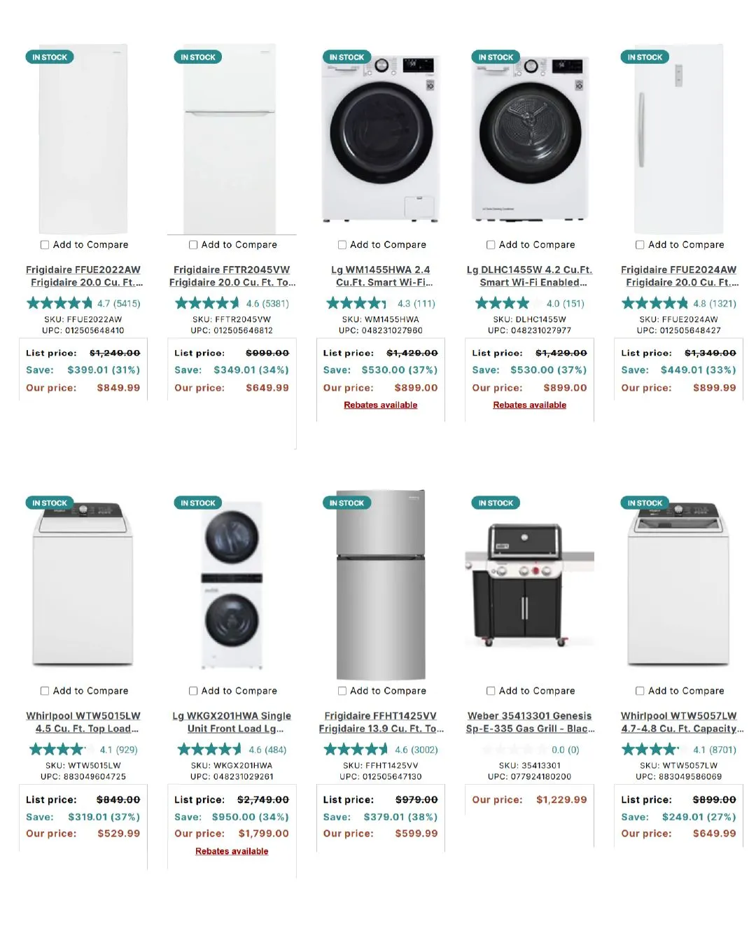 Weekly ad Town Appliance Sales from December 5 to December 19 2024 - Page 