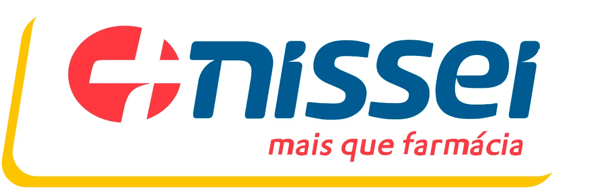 Farmácias Nissei logo de folhetos