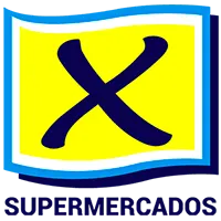 X Supermercados logo de folhetos