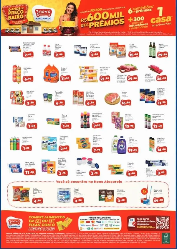 Encarte de Folhetos Novo Atacarejo 11 de agosto até 15 de agosto 2025 - Pagina 2