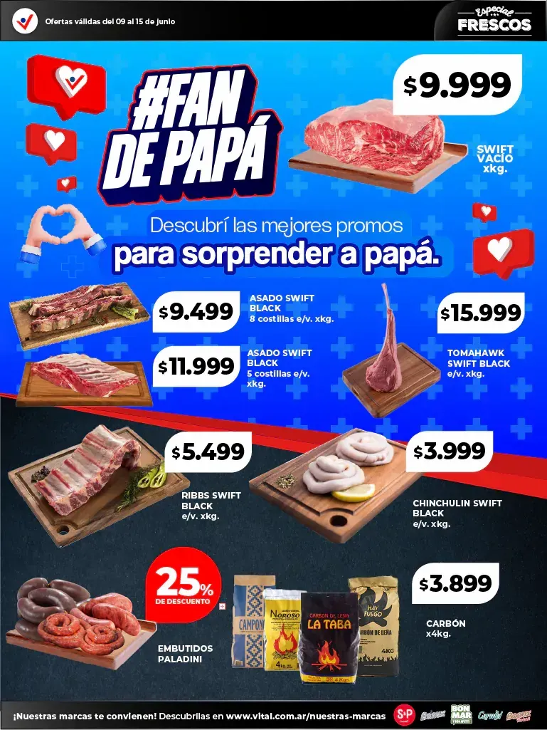 Ofertas de Vital Ofertas Carnes 9 de junio al 15 de junio 2025 - Página 2 del catálogo