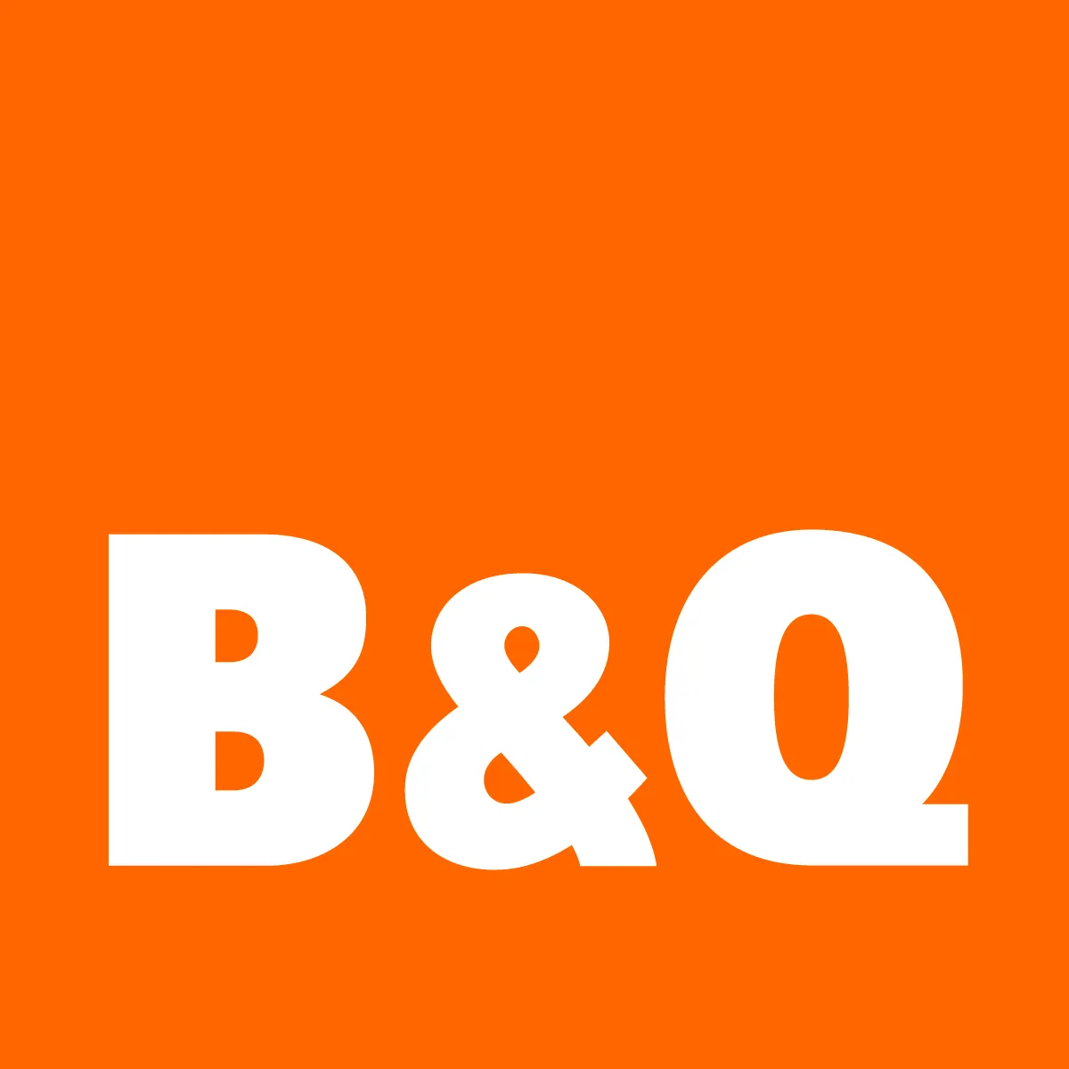 B&Q logo. Current catalogue