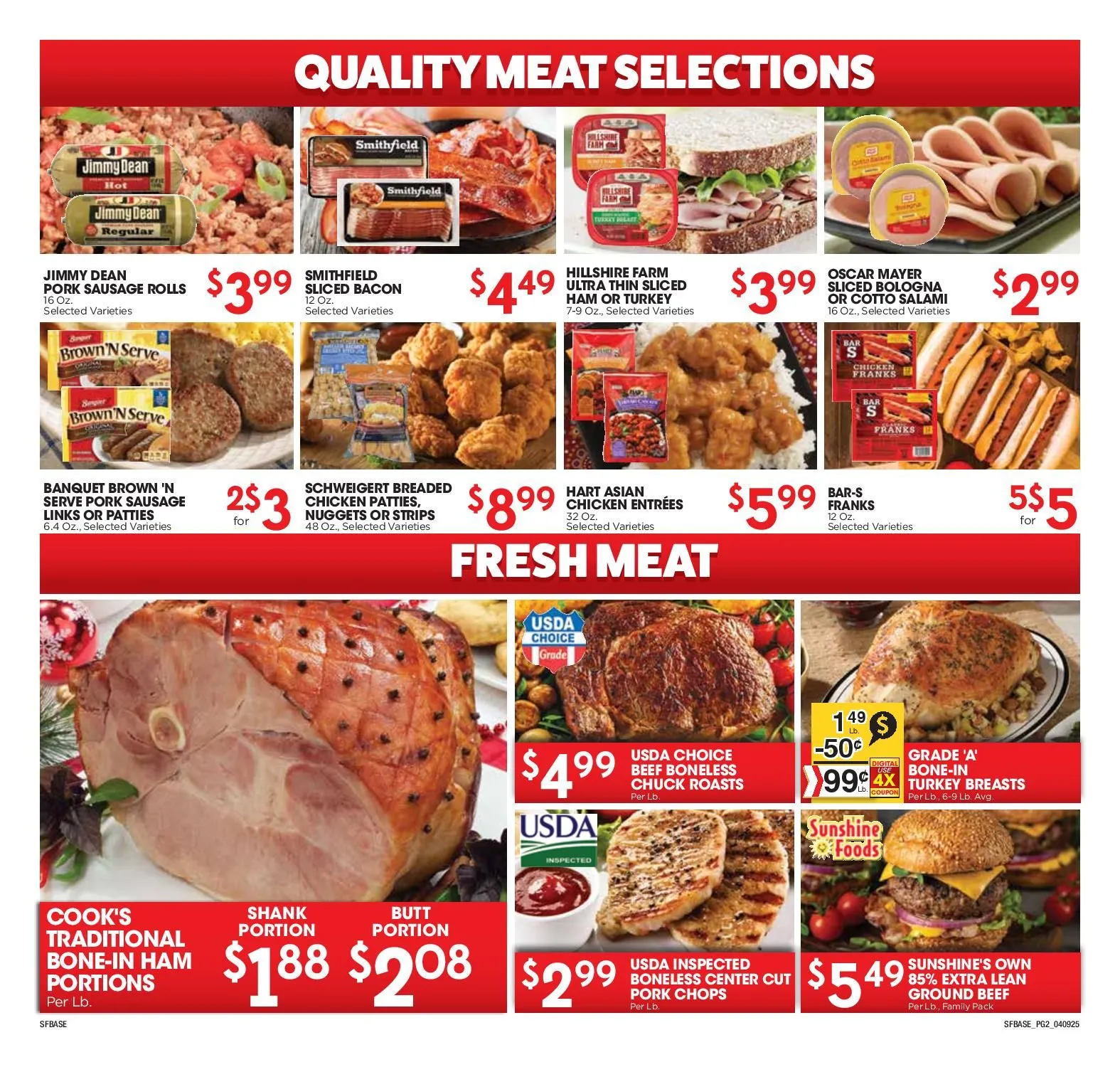 Weekly ad Sunshine Foods Sales from April 9 to April 15 2025 - Page 2