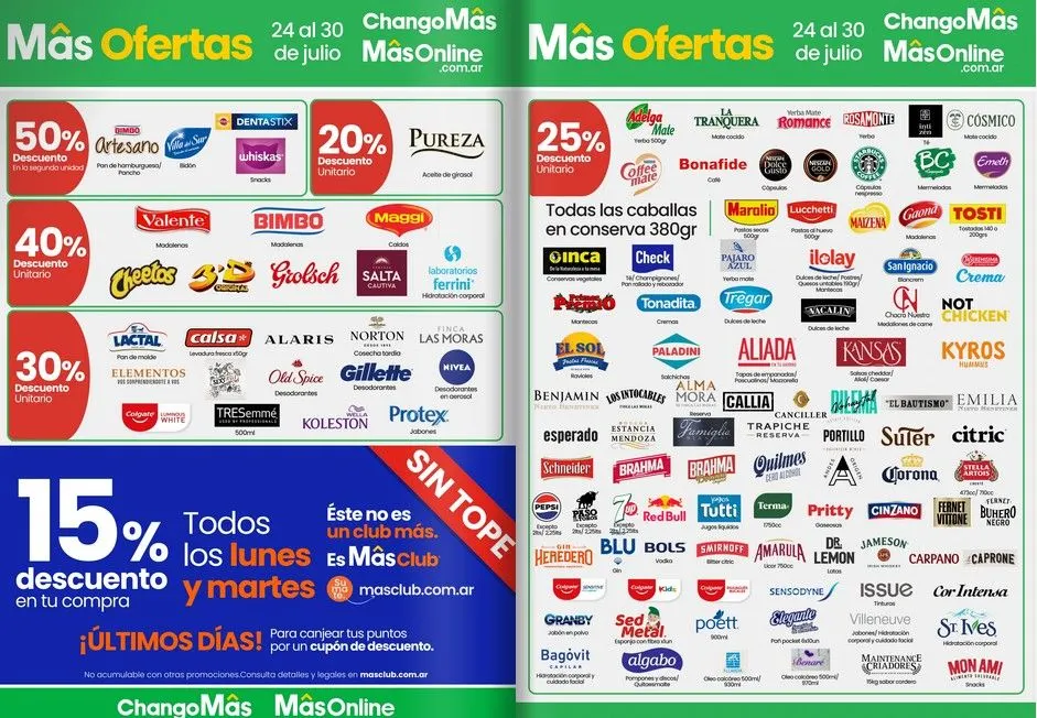 Ofertas de Ofertas Changomas 24 de julio al 30 de julio 2025 - Página 2 del catálogo