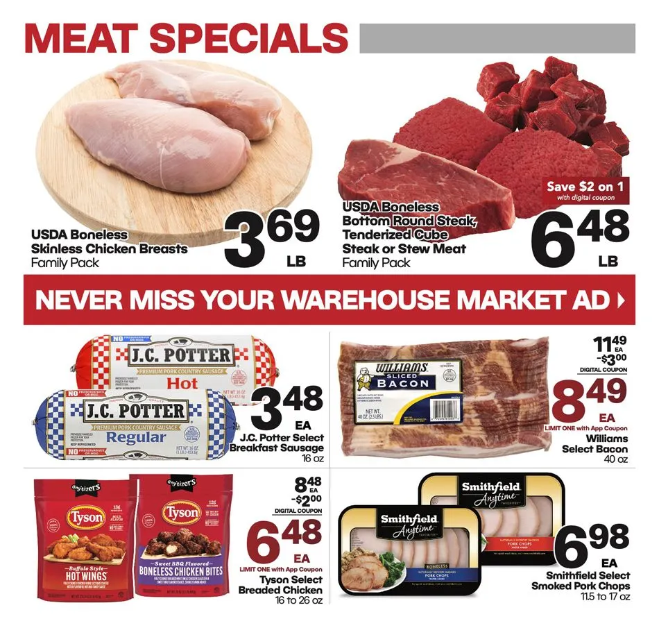 Weekly ad Warehouse Market weekly ads from June 4 to June 10 2025 - Page 2