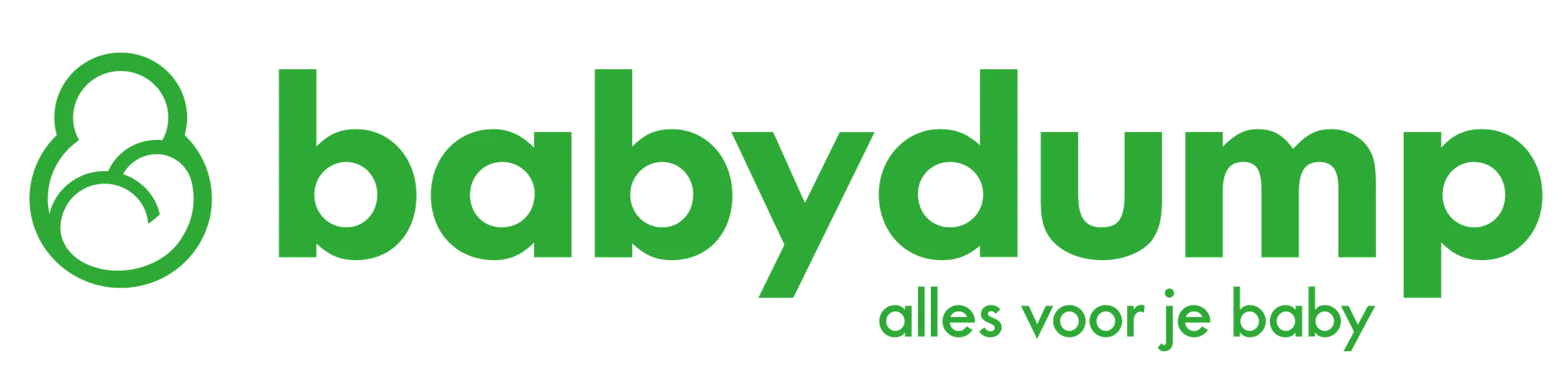 Baby-Dump logo in de folder van deze week