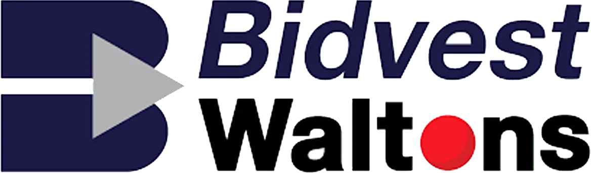 Bidvest Waltons logo. Current weekly ad