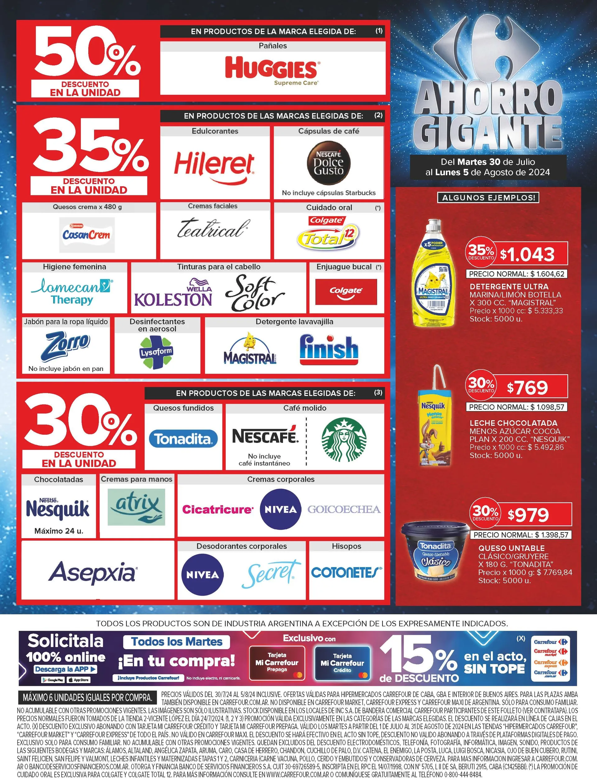 Ofertas de Carrefour Ahorro Gigante 30 de julio al 5 de agosto 2024 - Página 6 del catálogo