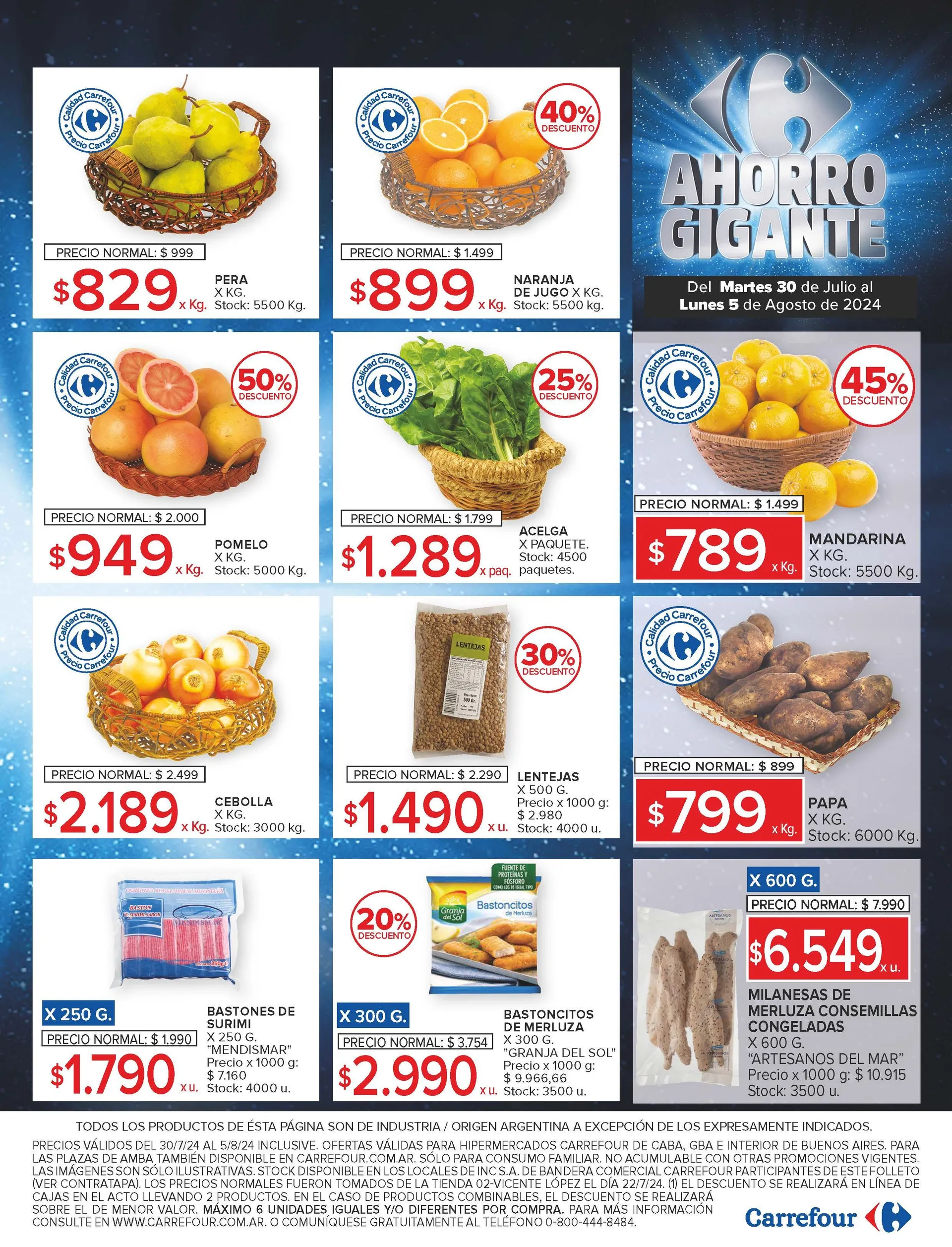 Ofertas de Carrefour Ahorro Gigante 30 de julio al 5 de agosto 2024 - Página 11 del catálogo