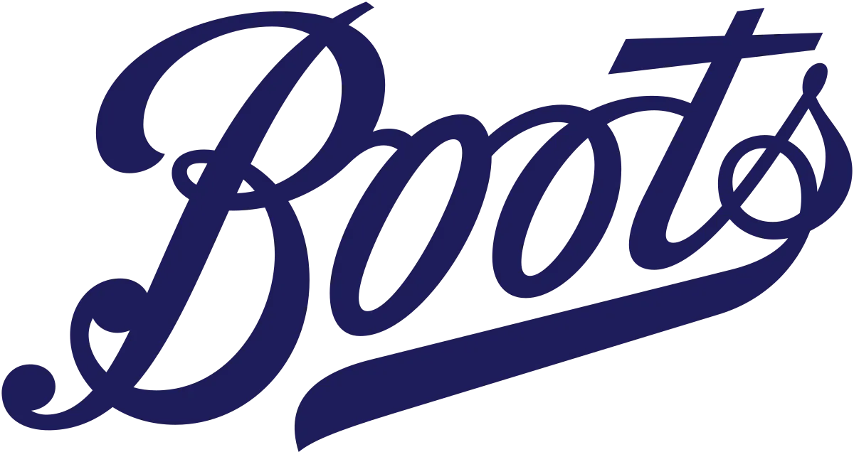 Boots logo. Current catalogue