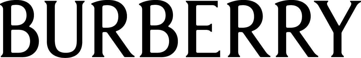 Burberry logo of current catalogue