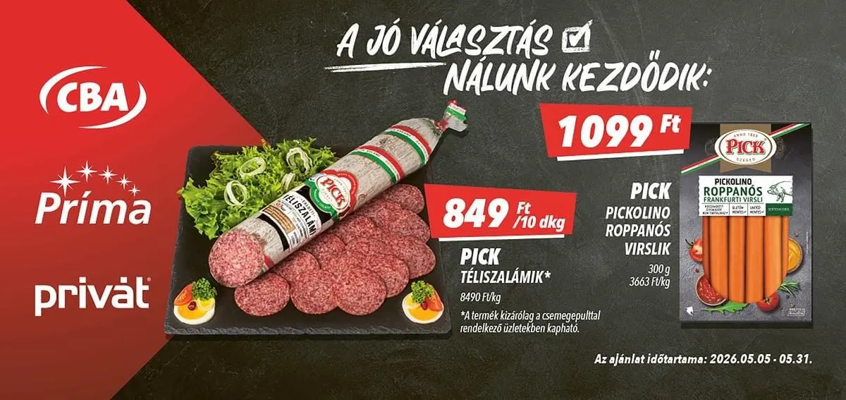 Katalógus Príma legfrissebb ajánlatai május 1.-tól május 31.-ig 2026. - Oldal 5