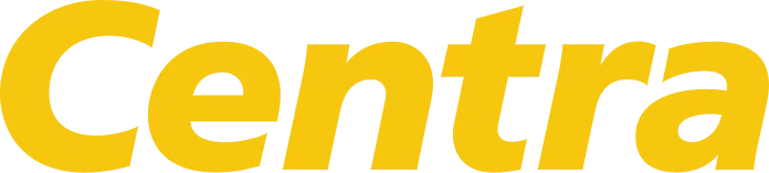 Centra logo. Current catalogue