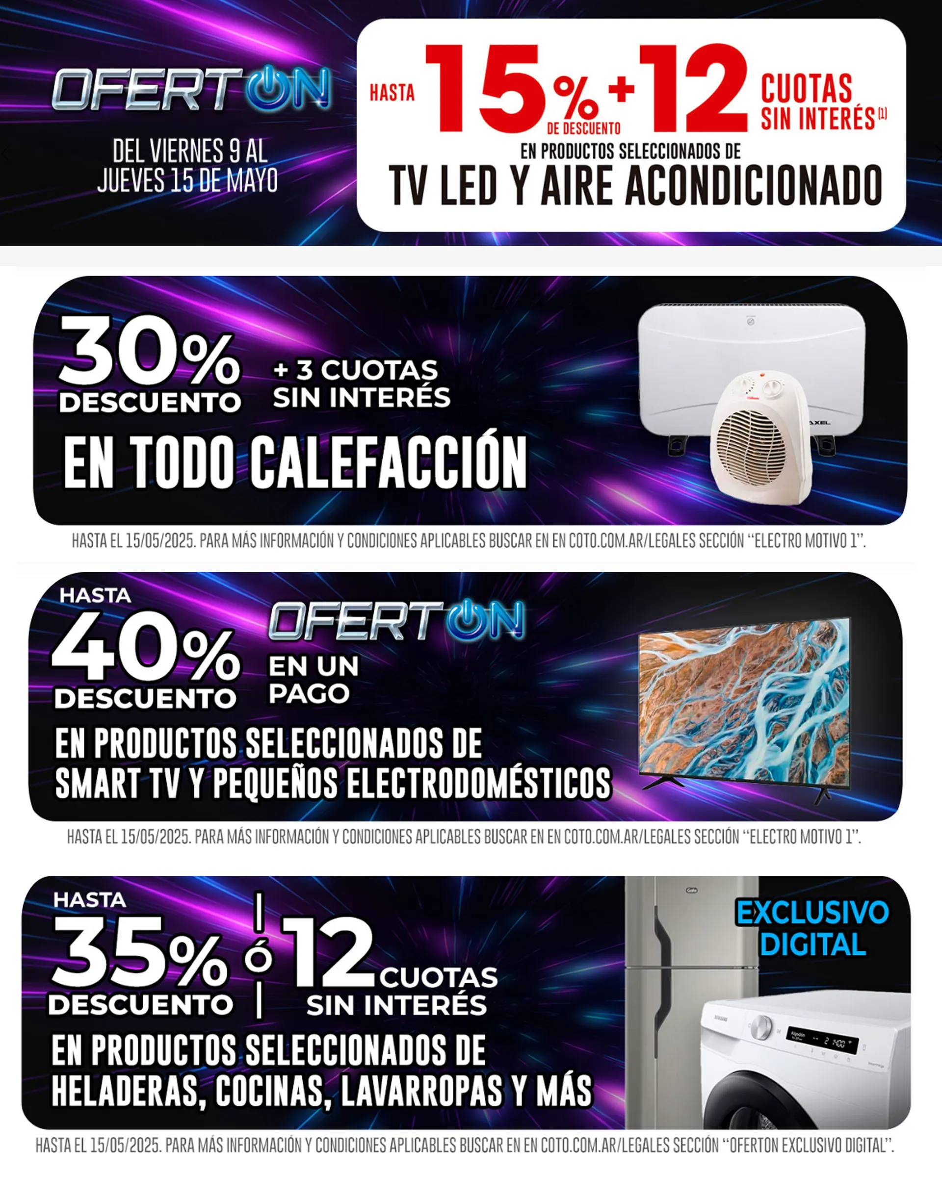 Ofertas de Ofertones Coto 9 de mayo al 15 de mayo 2025 - Página 1 del catálogo