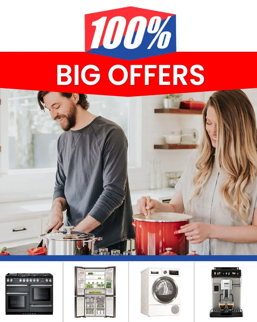 100% Appliances offers - 4 August 9 August 2024