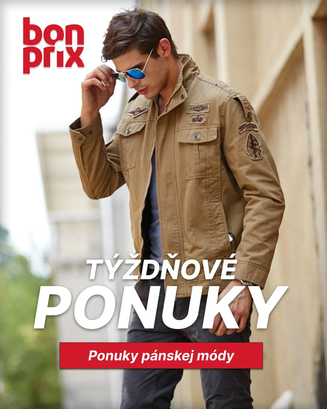 Leták: Bonprix -  Ponuky pánskej módy od 9. septembra do 14. septembra 2023 - Prehľad Stránky 1