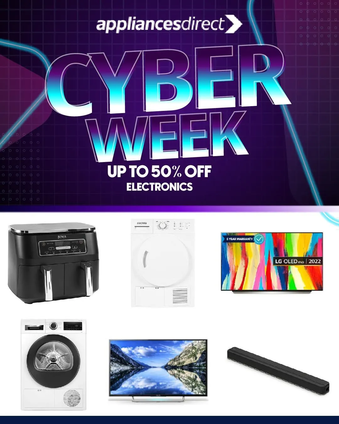 Appliances direct - Cyber Week Offers from 26 November to 1 December 2023 - Catalogue Page 1