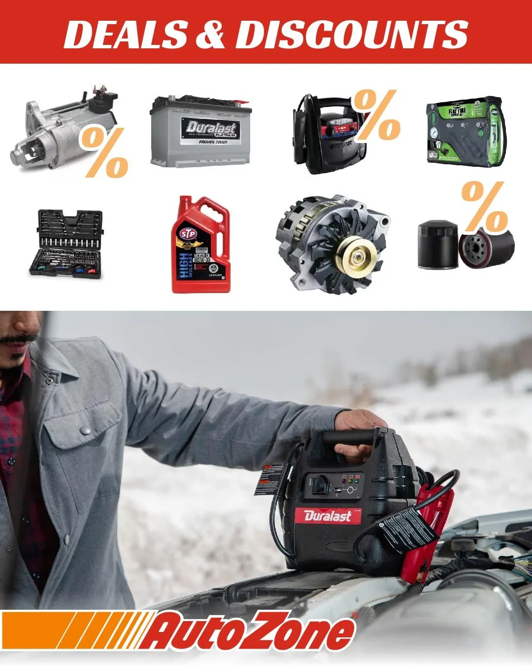 Weekly ad Autozone Auto Parts & Accessories Deals from December 15 to December 23 2024 - Page 1