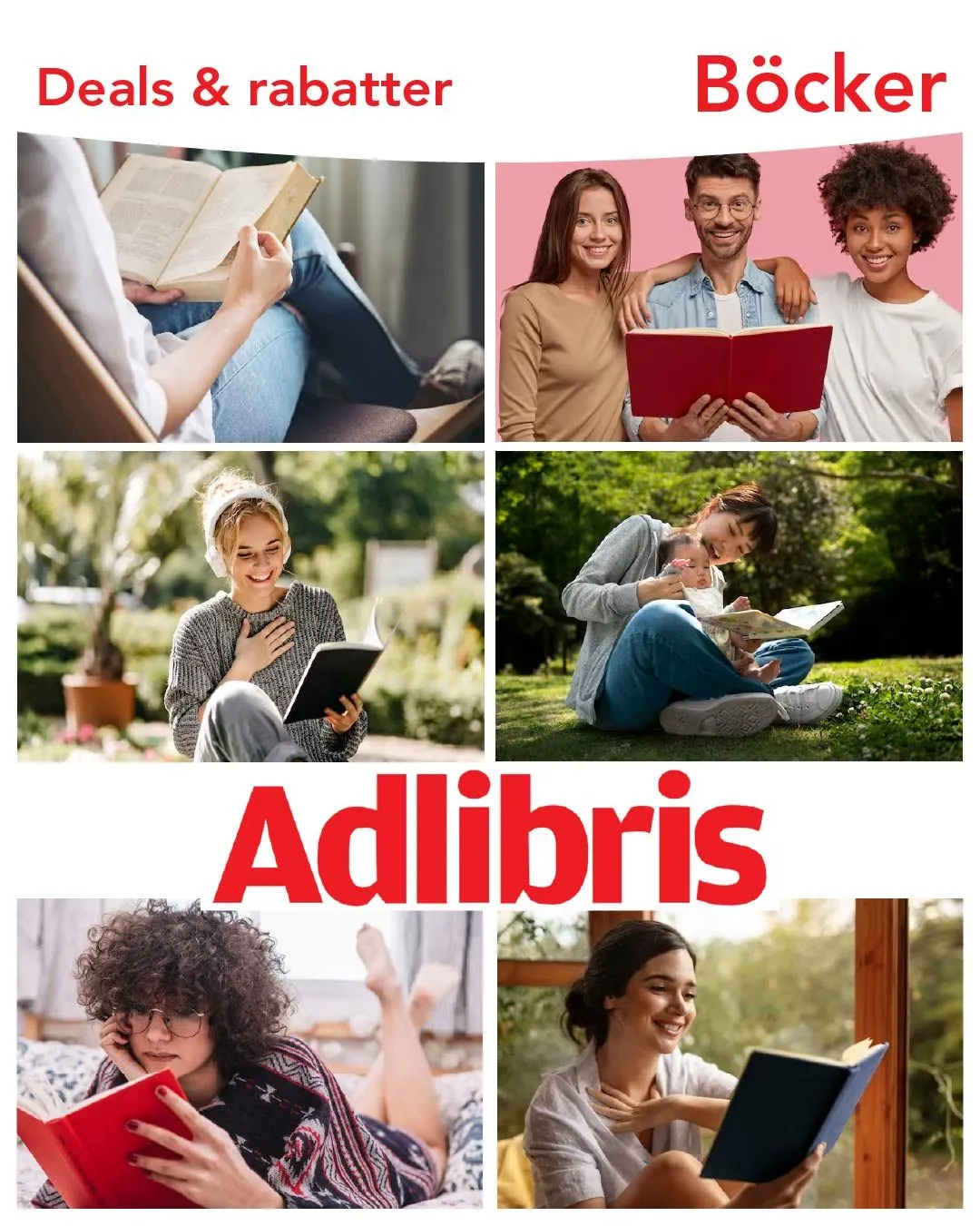 Adlibris Erbjudande: Böcker från 29 juni till 4 juli 2024 - Reklamblad sidor 1