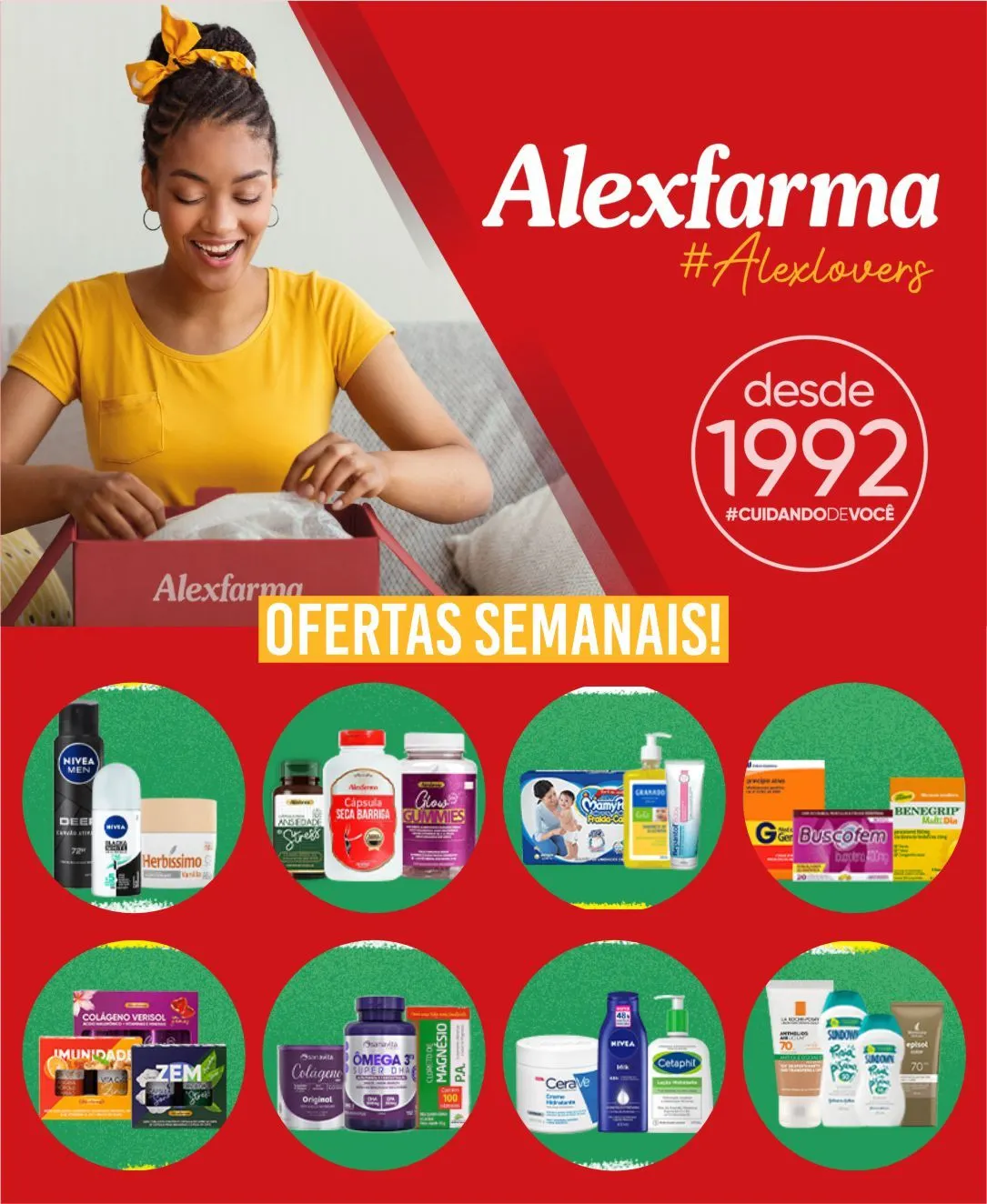 Encarte de Ofertas de produtos farmacêuticos 26 de abril até 1 de maio 2024 - Pagina 