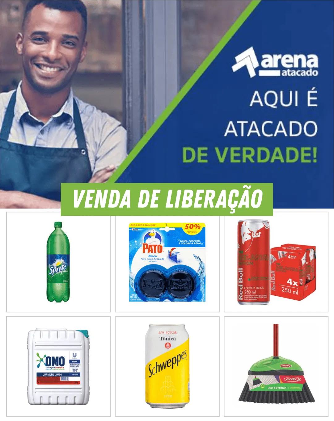 Encarte de Arena Atacado Ofertas Higiene e Limpeza 23 de novembro até 1 de dezembro 2024 - Pagina 1