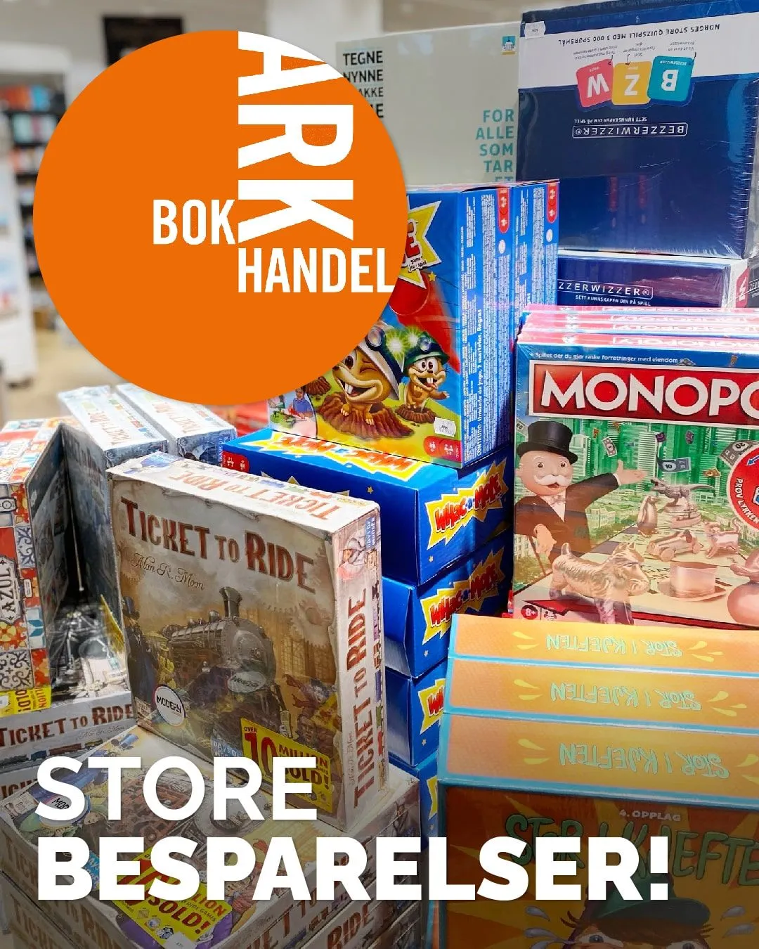 Ark Bokhandel Tilbud: Leker & Spill fra 20. juni til 25. juni 2024 - kundeavisside 1