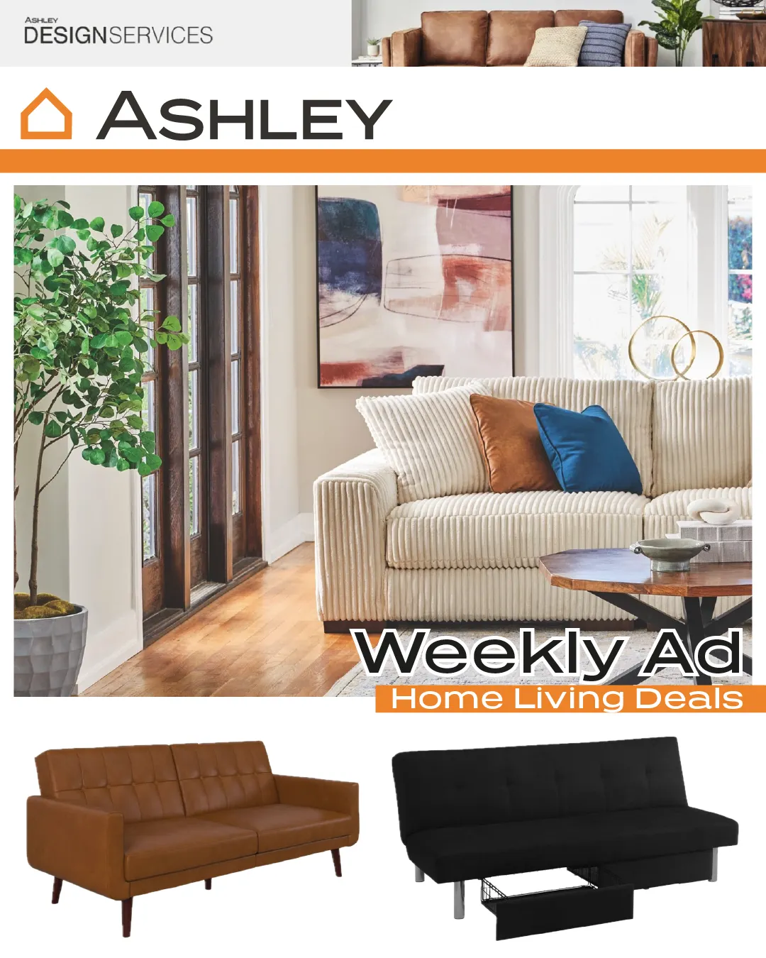 Weekly ad Ashley Home Living Deals from August 18 to September 2 2025 - Page 