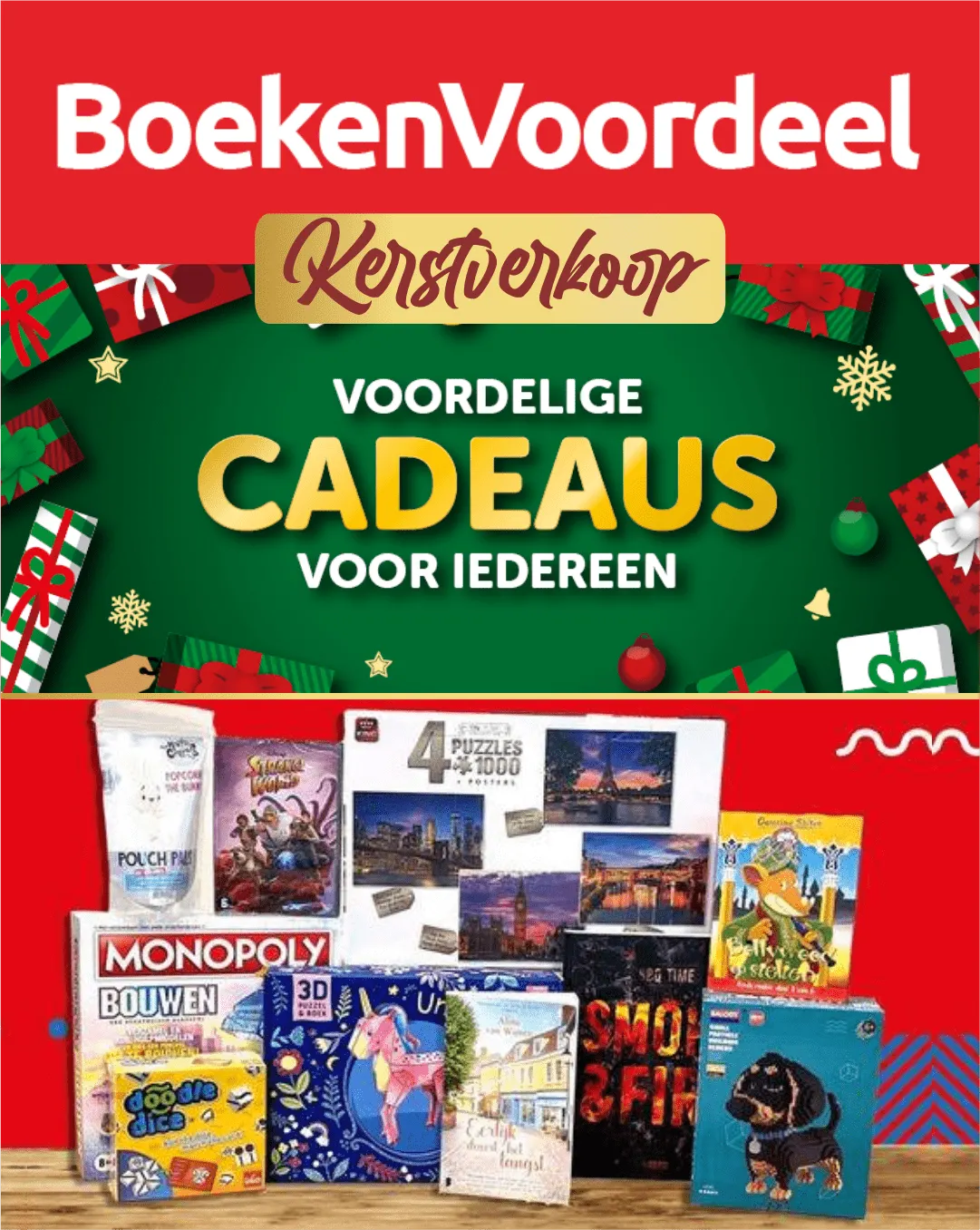 BoekenVoordeel - Kerst sale van 1 december tot 6 december 2023 - Folder pagina 1