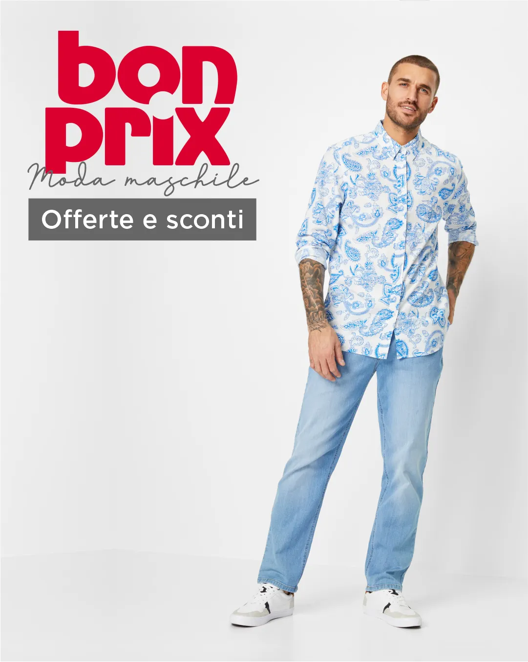 Bonprix Catalogo Moda Uomo da 21 giugno a 26 giugno di 2024 - Pagina del volantino 