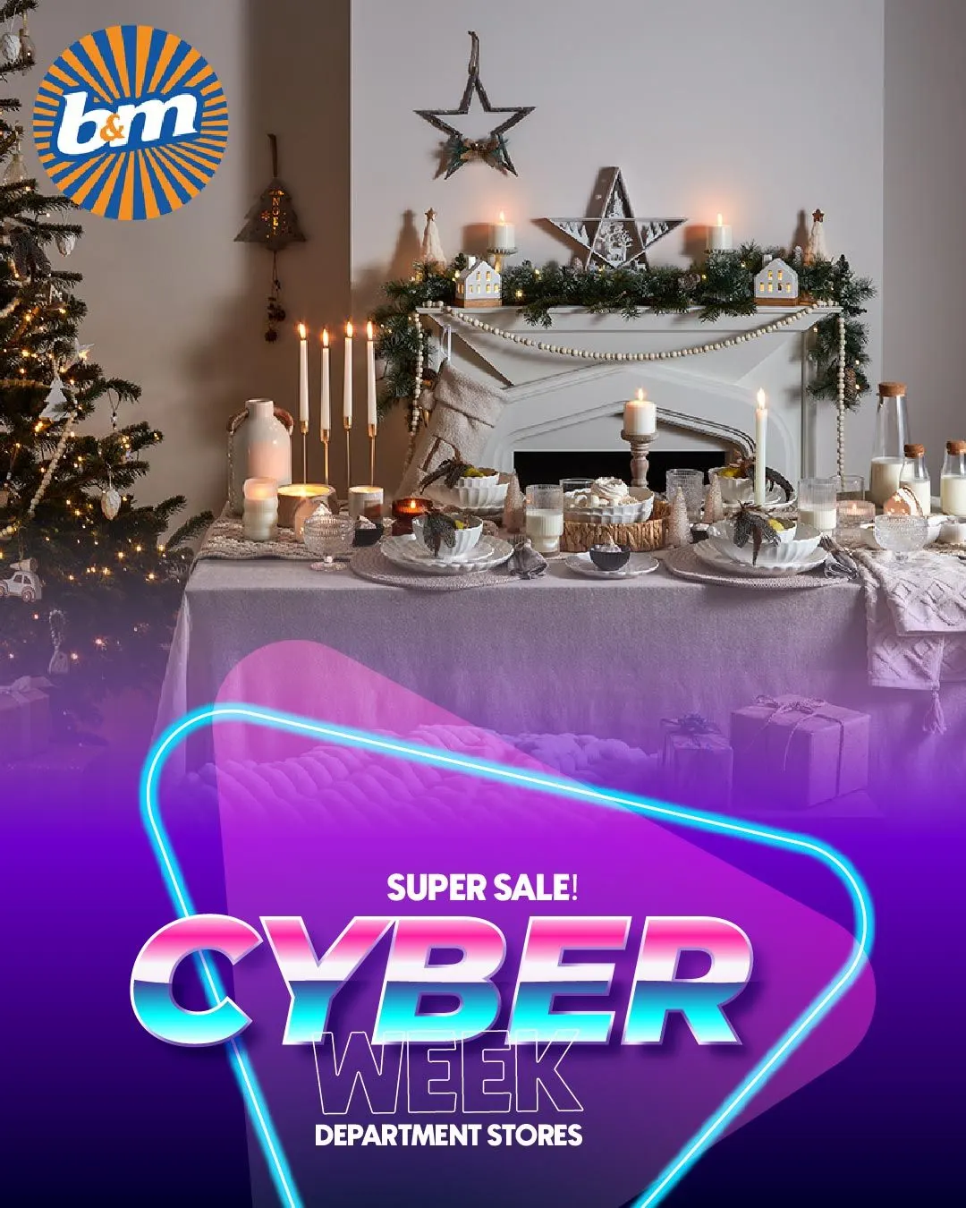 B&m stores - Cyber Week Offers from 26 November to 1 December 2023 - Catalogue Page 1