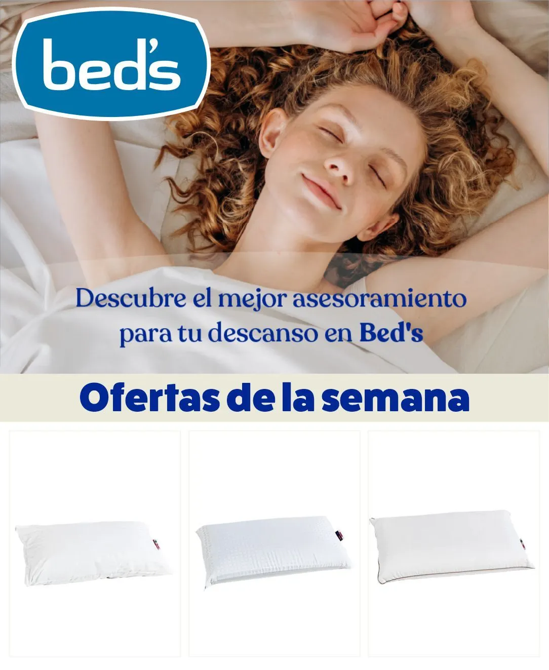 Catálogo de Beds ofertas en almohadas. 16 de septiembre al 1 de octubre 2025 - Página 1