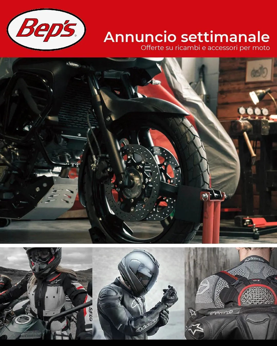 Beps Offerte Ricambi Accessori Moto da 3 agosto a 8 agosto di 2024 - Pagina del volantino 
