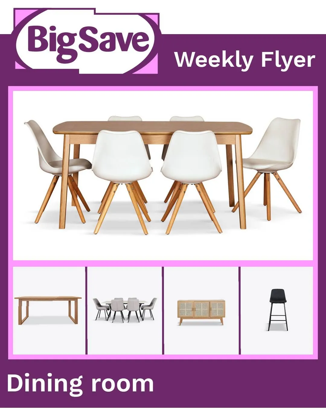 Dining Room Furniture Deals from 29 April to 4 May 2024 - Catalogue Page 