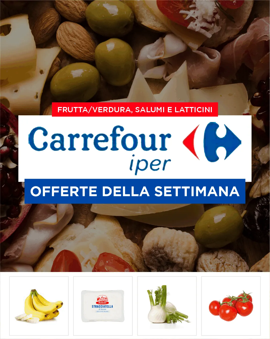 Carrefour Iper - Supermercati da 22 novembre a 27 novembre di 2023 - Pagina del volantino 1