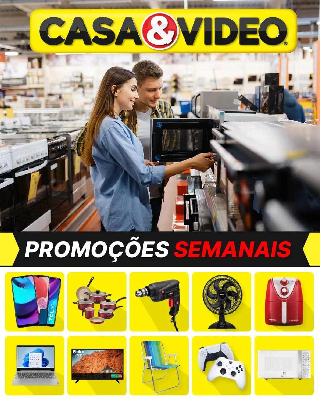 Encarte de Casa & Video Ofertas Departamentos 30 de setembro até 5 de outubro 2024 - Pagina 1