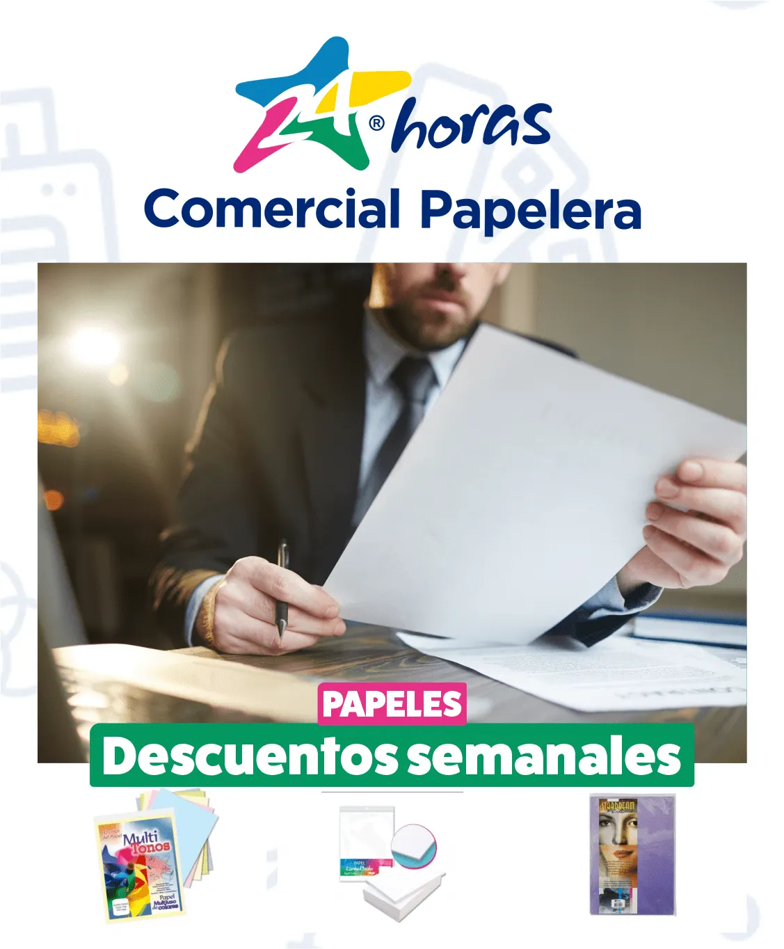 Catalogo de Comercial Papelera ofertas en papeles 1 de julio al 6 de julio 2024 - Pag