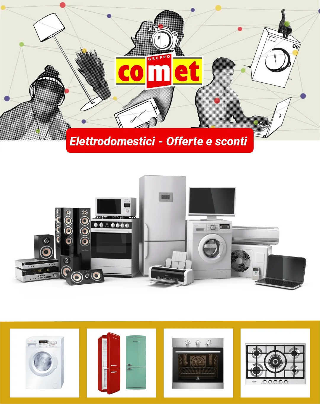 Comet - Gran electrodoméstico da 3 dicembre a 8 dicembre di 2023 - Pagina del volantino 1