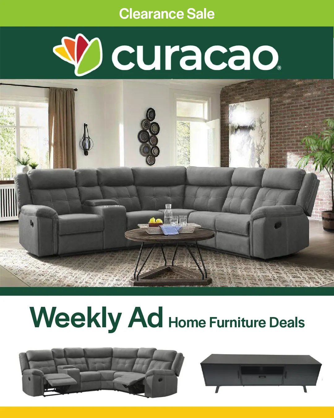 Weekly ad Curacao Home Furniture Deals from July 24 to August 8 2025 - Page 1