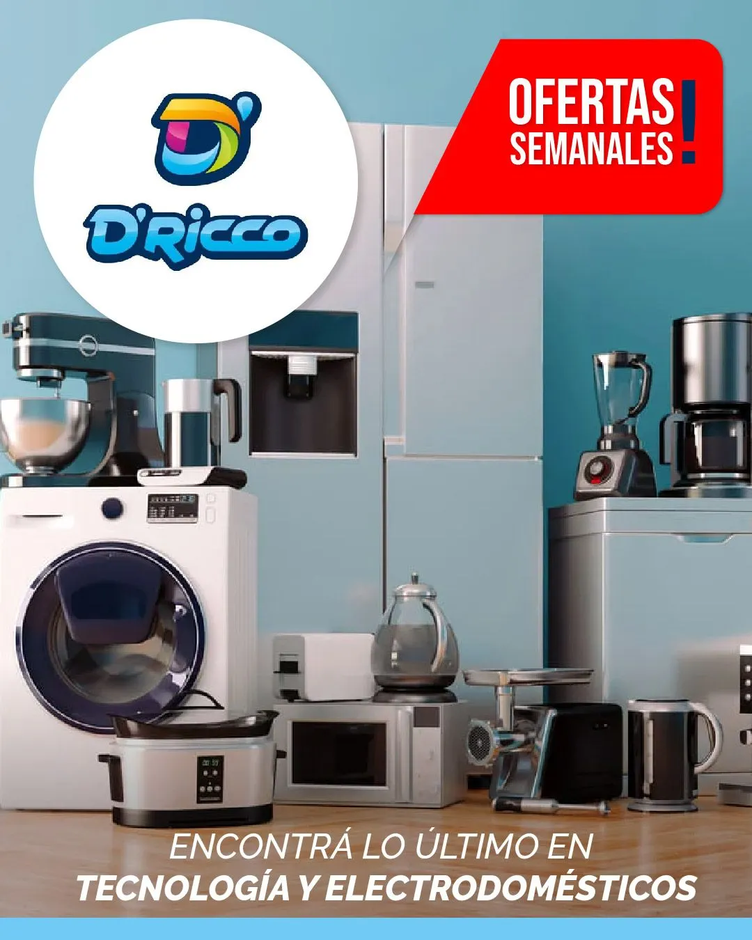 Ofertas de D’Ricco - Electrodomesticos y Hogar 16 de febrero al 21 de febrero 2024 - Página del catálogo