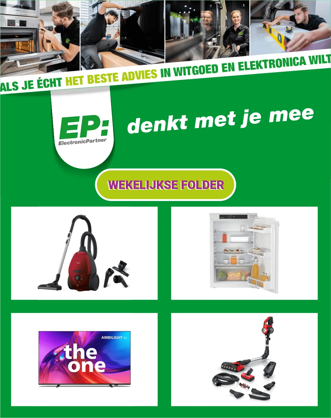EP Aanbiedingen: Keukenapparatuur van 1 december tot 9 december 2024 - Folder pagina 