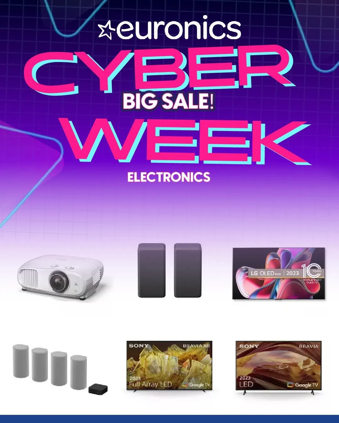 Euronics - Cyber Week Deals from 26 November to 1 December 2023 - Catalogue Page 1
