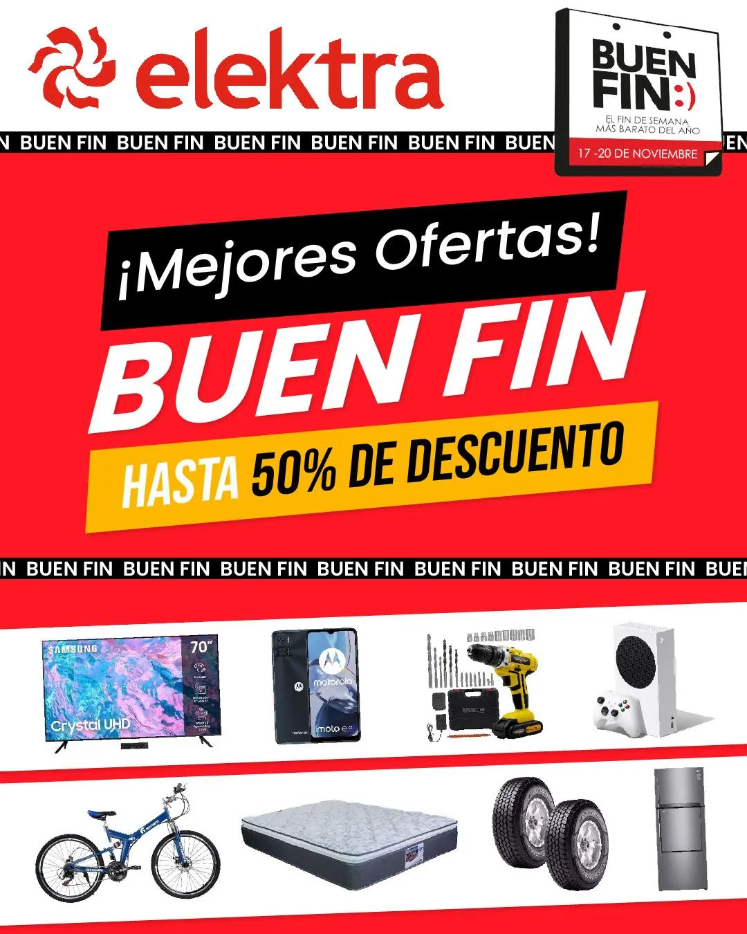 Catálogo de ELEKTRA - Tienda departamental 21 de noviembre al 26 de noviembre 2023 - Pagina 1