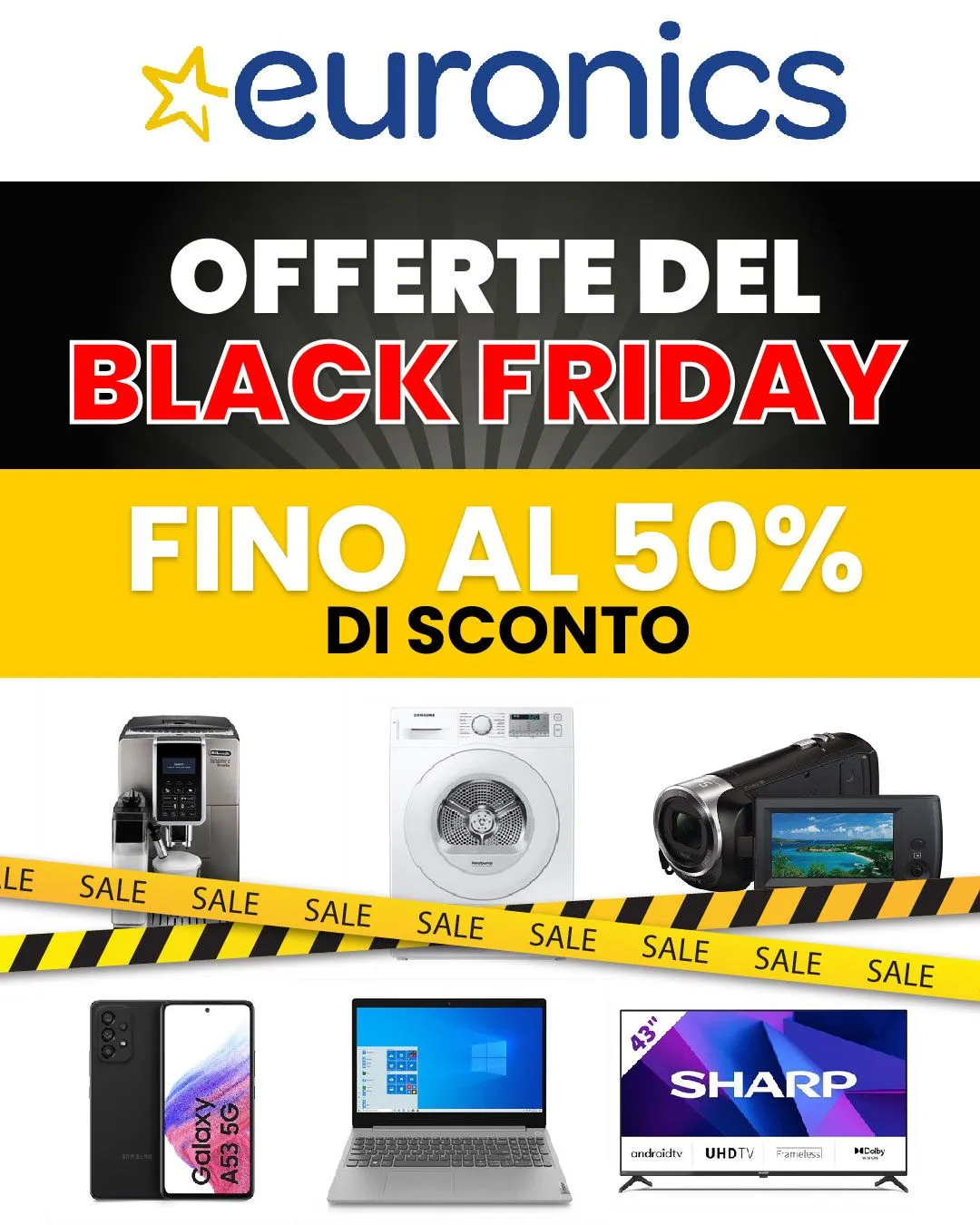 Euronics - Elettronica da 19 novembre a 24 novembre di 2023 - Pagina del volantino 1