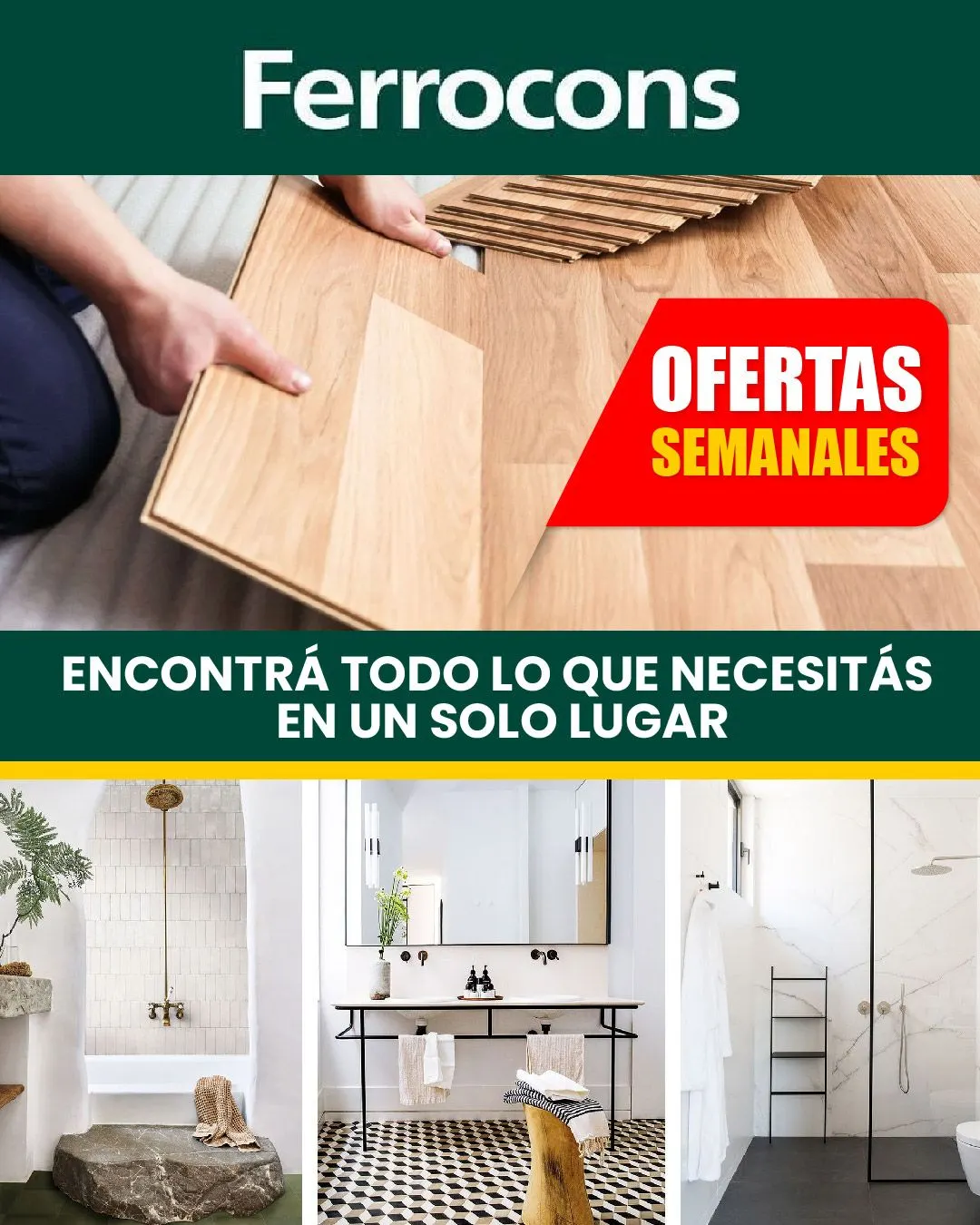 Ferrocons pisos, baño y cocina - 3 de diciembre 18 de diciembre 2025