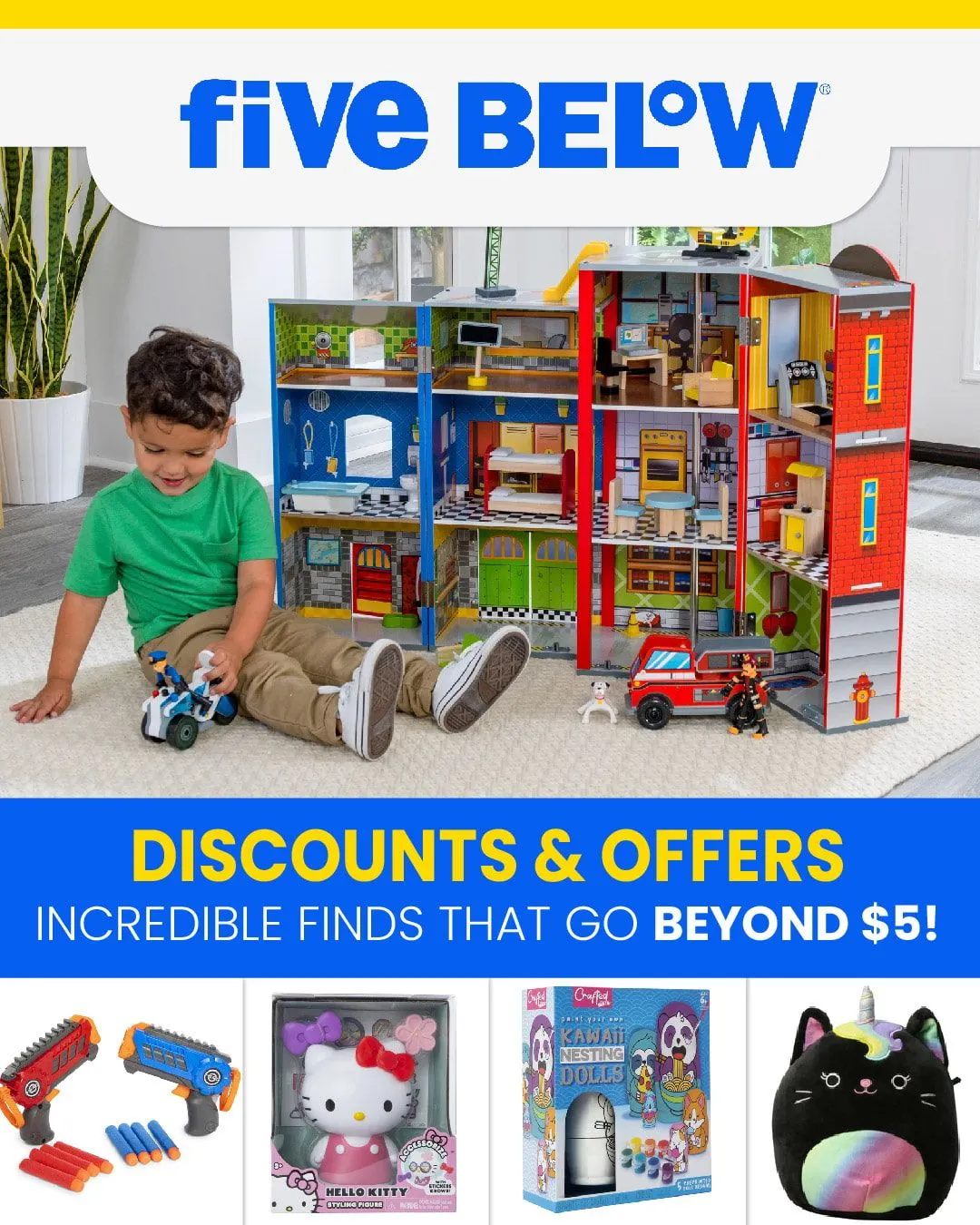 Weekly ad Five Below Toys & Games Deals from November 16 to November 24 2024 - Page 1